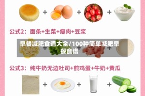 早餐减肥食谱大全/100种简单减肥早餐食谱