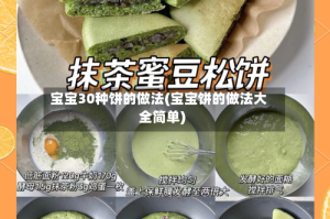 宝宝30种饼的做法(宝宝饼的做法大全简单)