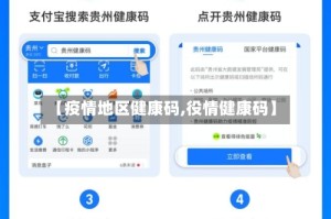 【疫情地区健康码,役情健康码】