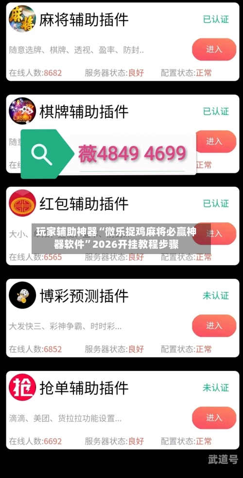 玩家辅助神器“微乐捉鸡麻将必赢神器软件	”2026开挂教程步骤-第2张图片