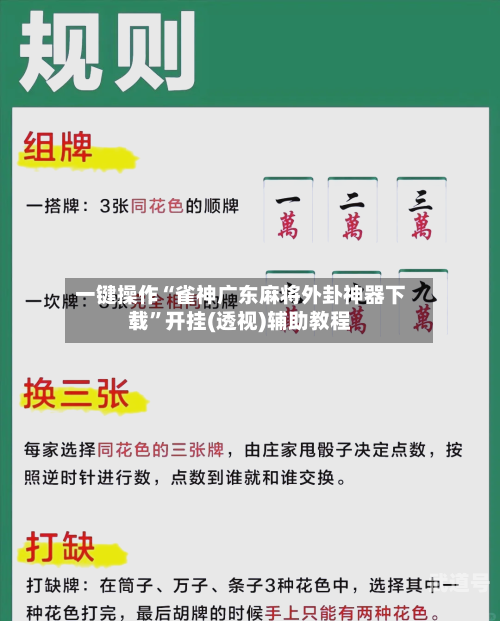 一键操作“雀神广东麻将外卦神器下载	”开挂(透视)辅助教程-第2张图片