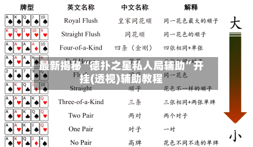最新揭秘“德扑之星私人局辅助”开挂(透视)辅助教程-第2张图片